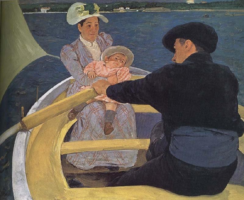 Mary Cassatt Floating boat